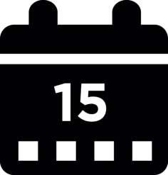 Calendar Day Fifteen Line Tracing Svg Vector, Free Vectors File